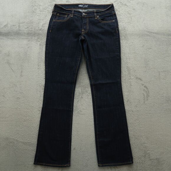 Old Navy Jeans Women's Size 6R Blue Low-Rise The Flirt Boot Denim 31.5" Inseam - Picture 1 of 16